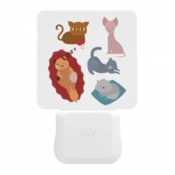 Night Light, A Collection Of Cartoon Animals 11 Night Light, A Collection Of Cartoon Animals -Pattern Night Light 81861b4a01ba2ed8d76365c4a21cd327ae30fdac