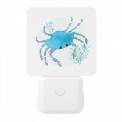 Night Light, A Blue Crab With Green Legs And Antennae. 10 Night Light, A Blue Crab With Green Legs And Antennae. -Pattern Night Light 81aa6a9d4d2ba19b1f478dc9058b587060a71fbf