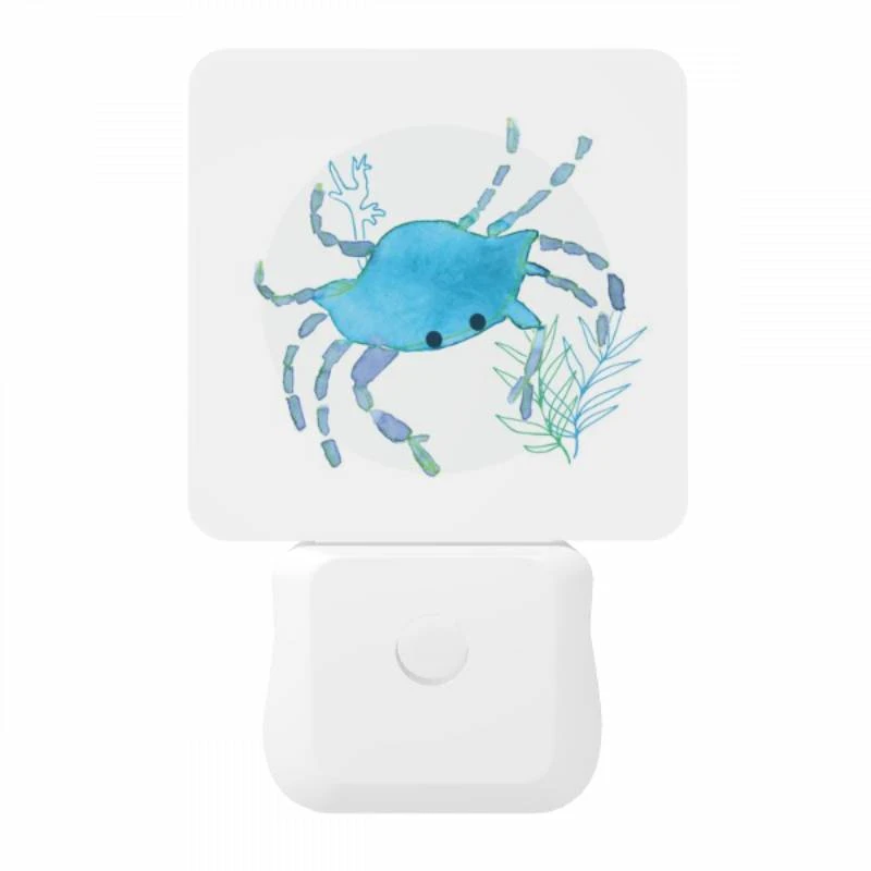 Night Light, A blue crab with green legs and antennae. Night Light, A Blue Crab With Green Legs And Antennae. -Pattern Night Light 81aa6a9d4d2ba19b1f478dc9058b587060a71fbf