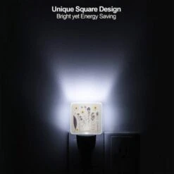 Night Light, A Collection Of Flowers And Leaves On A White Background. 6 Night Light, A Collection Of Flowers And Leaves On A White Background. -Pattern Night Light 84d5c5c879b42e28c5ee33e96167944a85c88cbb