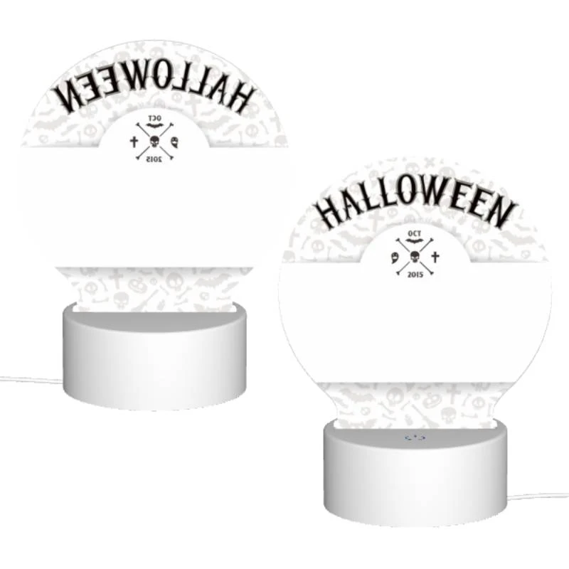 Round Acrylic Night Light, A white card with a skull and crossbones on it. Round Acrylic Night Light, A White Card With A Skull And Crossbones On It. -Pattern Night Light 85b59139a28d6ef5a44c92e5533349fdbcddce2d