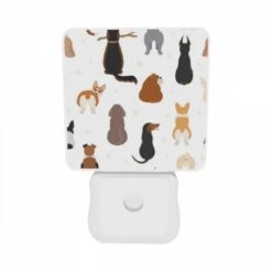 Night Light Set Of 2, A Collection Of Different Dog Breeds. 9 Night Light Set Of 2, A Collection Of Different Dog Breeds. -Pattern Night Light 861678a8be54f2e673e592ea61a9a3e8435ab087