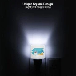 Night Light Set Of 2, A Boat Is Sailing In The Ocean Next To A Palm Tree. 5 Night Light Set Of 2, A Boat Is Sailing In The Ocean Next To A Palm Tree. -Pattern Night Light 86ddbeaa7d8e8cad7485cabc5905d319e30205eb