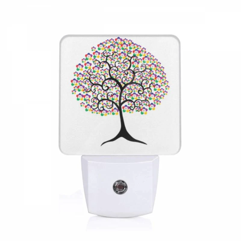 Night Light, A colorful tree with many branches. Night Light, A Colorful Tree With Many Branches. -Pattern Night Light 88016aa770c7c825f514b7798d6556fae09f70c8