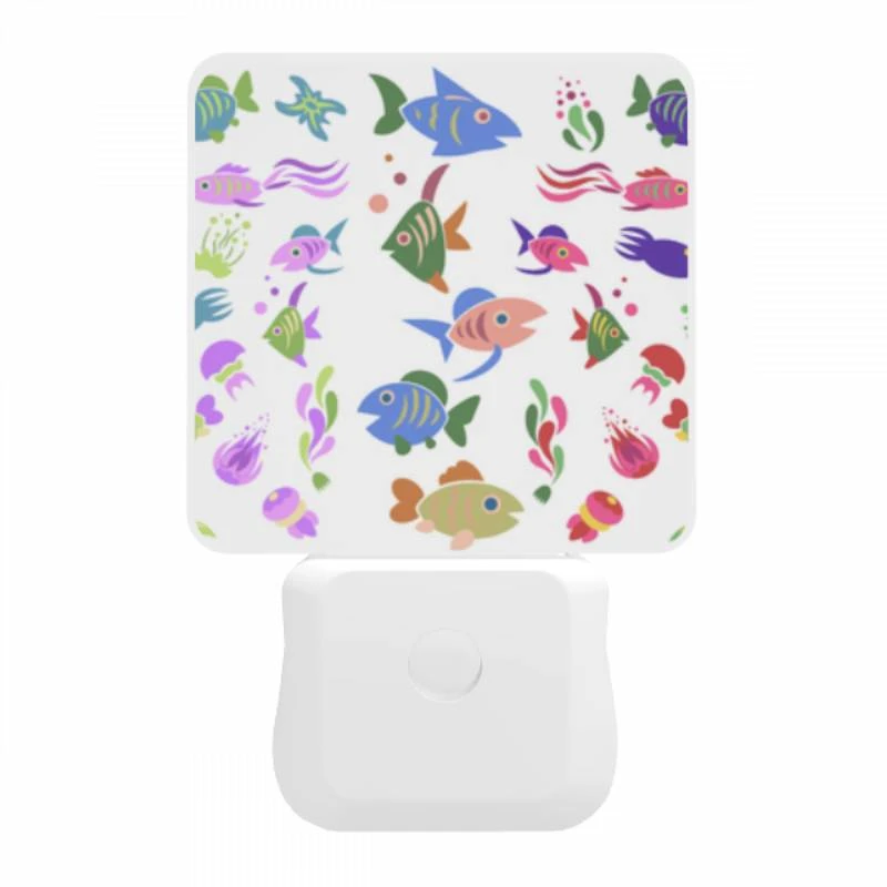Night Light, A colorful fish pattern with various types of fish. Night Light, A Colorful Fish Pattern With Various Types Of Fish. -Pattern Night Light 887ba6e20118ddba28e8c9402a6fd0e0daf6ce1b