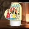 Love Acrylic Night Light, A Surfboard With The Words "Surfboard Co's" Written On It. -Pattern Night Light 890306192fa937783652e61c9da0d636c8035c67