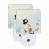 Night Light Set Of 2, A Cat Is Sitting On A Map 1 Night Light Set Of 2, A Cat Is Sitting On A Map -Pattern Night Light 892db7ee08e32b9e6b4caf3ec8c4dfdfe6b5114f