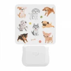 Night Light, A Collection Of Cartoon Dogs Playing With A Ball. 11 Night Light, A Collection Of Cartoon Dogs Playing With A Ball. -Pattern Night Light 8930659da904e844b3f2db6b669b7646ceeb8c19