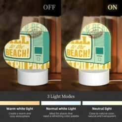 Love Acrylic Night Light, A Retro TV Is Advertising A Beach Party. -Pattern Night Light 8ac4feebbe5beb0b70470bfb8d0330b274cc3ea5
