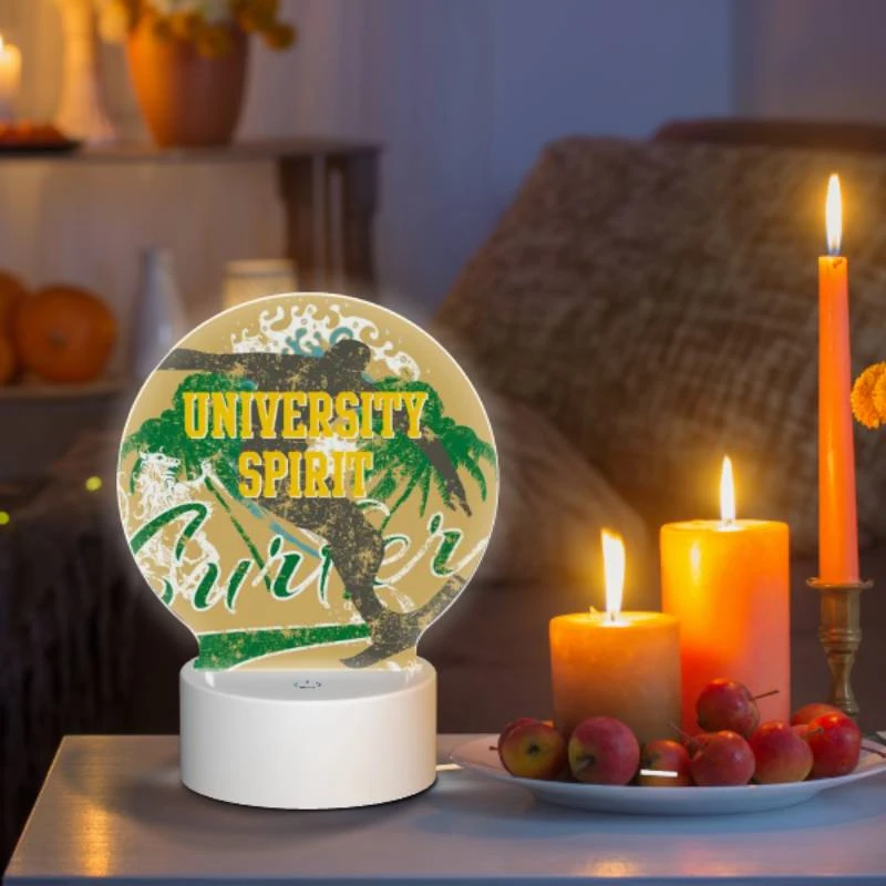 Round Acrylic Night Light, A logo for University Spirit. Round Acrylic Night Light, A Logo For University Spirit. -Pattern Night Light 8d5de862318799eeb8478b3b328370ef38b1e83c