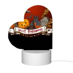 Love Acrylic Night Light, A Halloween Sign With A Cat And A Pumpkin On It. -Pattern Night Light 8e1d9b460c1afe0522128ddadabbc86a93dfbf7d