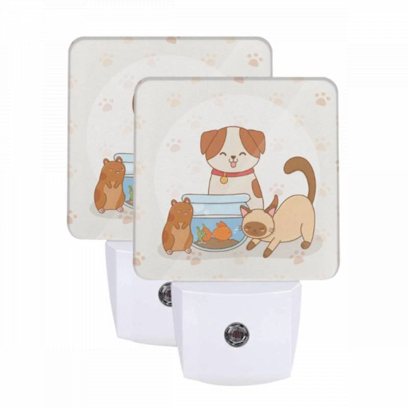 Night Light Set of 2, A dog Night Light Set Of 2, A Dog -Pattern Night Light 8f90403a75279169fe738c09b678e14defa2782f