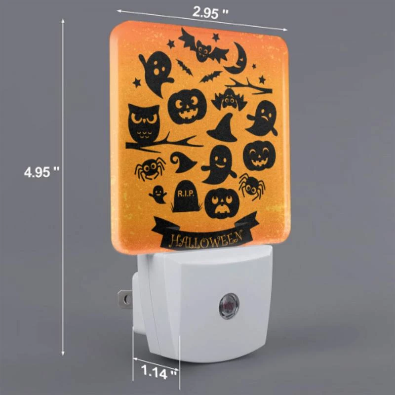 Night Light, A collection of Halloween symbols. Night Light, A Collection Of Halloween Symbols. -Pattern Night Light 904c618d63ad7a53a9c4895227246af44d444ffc