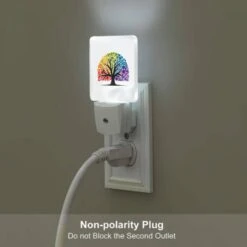 Night Light, A Colorful Tree With A Rainbow Of Colors. 5 Night Light, A Colorful Tree With A Rainbow Of Colors. -Pattern Night Light 90807ad46bdd131cd074339da094b0ab609e2cea