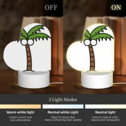 Love Acrylic Night Light, A Cartoon Drawing Of A Palm Tree With A Face Drawn On It. 4 Love Acrylic Night Light, A Cartoon Drawing Of A Palm Tree With A Face Drawn On It. -Pattern Night Light 933a15f53e5f87b11502c58dfc66cd7b6aef9669