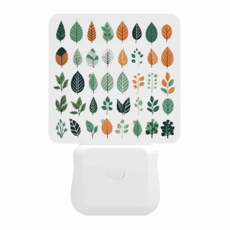 Night Light, A collection of leaves in different colors. Night Light, A Collection Of Leaves In Different Colors. -Pattern Night Light 9407dc451bf53085b0bd44810b71f6ea964b44f2