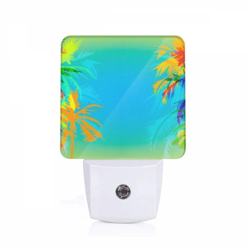 Night Light, Two palm trees are on a blue background. Night Light, Two Palm Trees Are On A Blue Background. -Pattern Night Light 94d02def81270730334ccb6492b8eacc1610e696