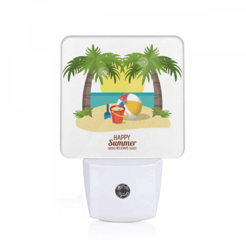 Night Light, A colorful beach scene with a bucket Night Light, A Colorful Beach Scene With A Bucket -Pattern Night Light 9533027316a37509ce241d1bc7756ac4188248ee