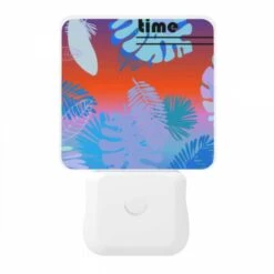 Night Light, A Colorful Image Of Leaves And Flowers With The Words "Summer Time" Written Above It. 10 Night Light, A Colorful Image Of Leaves And Flowers With The Words "Summer Time" Written Above It. -Pattern Night Light 95dcc529ca32ca9ff9e8a85a6e898034c3b37789