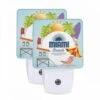 Night Light Set Of 2, A Colorful Advertisement For Miami Beach. 2 Night Light Set Of 2, A Colorful Advertisement For Miami Beach. -Pattern Night Light 9788ffb21fb57fa3b4d9da98bbeacc3e150b121d