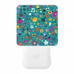 Night Light, A Colorful And Fun Design With Various Symbols And Characters. 9 Night Light, A Colorful And Fun Design With Various Symbols And Characters. -Pattern Night Light 97dc3c5e602c35794a6d1ee45036a396e62801f0