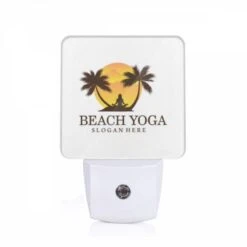 Night Light, A Logo For Beach Yoga.