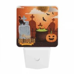 Night Light, A Halloween Poster With A Cat 9 Night Light, A Halloween Poster With A Cat -Pattern Night Light 99487b5d3aa24b25fdfc393a522a0bf10101721b