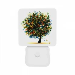 Night Light Set Of 2, A Tree With A Rainbow Of Colors. 10 Night Light Set Of 2, A Tree With A Rainbow Of Colors. -Pattern Night Light 9a3c444ca89330b661cf3a878fcb60b9d1daa578