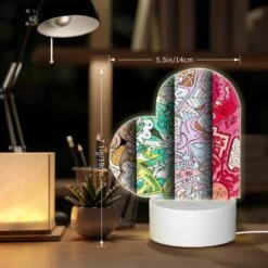 Love Acrylic Night Light, Four Different Colored Designs Of Swirls And Patterns. 7 Love Acrylic Night Light, Four Different Colored Designs Of Swirls And Patterns. -Pattern Night Light 9b8846bd831af397250f4018f39513fbfc64c81e