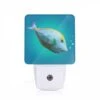 Night Light, A Blue And Yellow Fish With A Green Fin Swimming In The Ocean. 2 Night Light, A Blue And Yellow Fish With A Green Fin Swimming In The Ocean. -Pattern Night Light 9bade5041fc04eef781e3dbf74b2959a7836a9b2