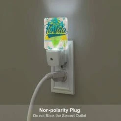 Night Light Set Of 2, A Poster Advertising Florida As The Best Beach. 6 Night Light Set Of 2, A Poster Advertising Florida As The Best Beach. -Pattern Night Light 9d849f12ccfae407440360ce8da271b380ea7586