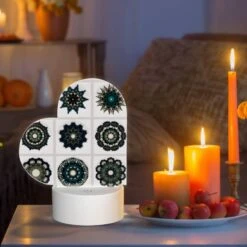 Love Acrylic Night Light, A Collection Of Mandalas In Various Colors. -Pattern Night Light 9ded2052d4d111a68205752d478bdd6429695002