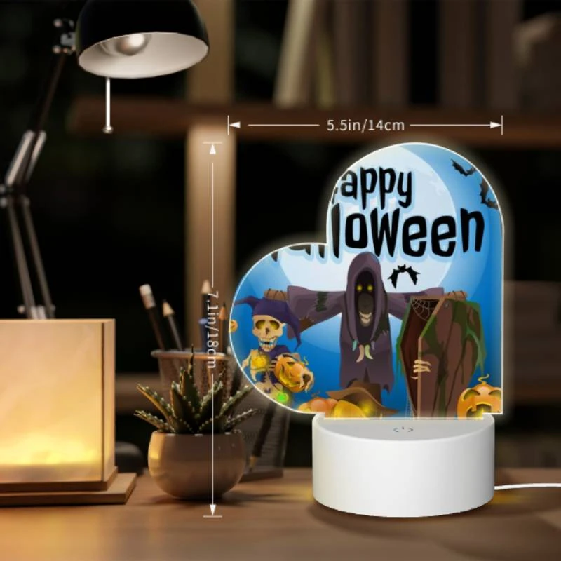 Love Acrylic Night Light, A Halloween poster with a witch Love Acrylic Night Light, A Halloween Poster With A Witch -Pattern Night Light 9e9a0b7c0fbae8e6fd8fe41cd7512589400dec37