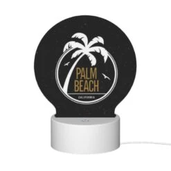 Round Acrylic Night Light, A Logo For Palm Beach 11 Round Acrylic Night Light, A Logo For Palm Beach -Pattern Night Light 9fc0375f465f94f6fcbd792ee2037ed6e65e0676