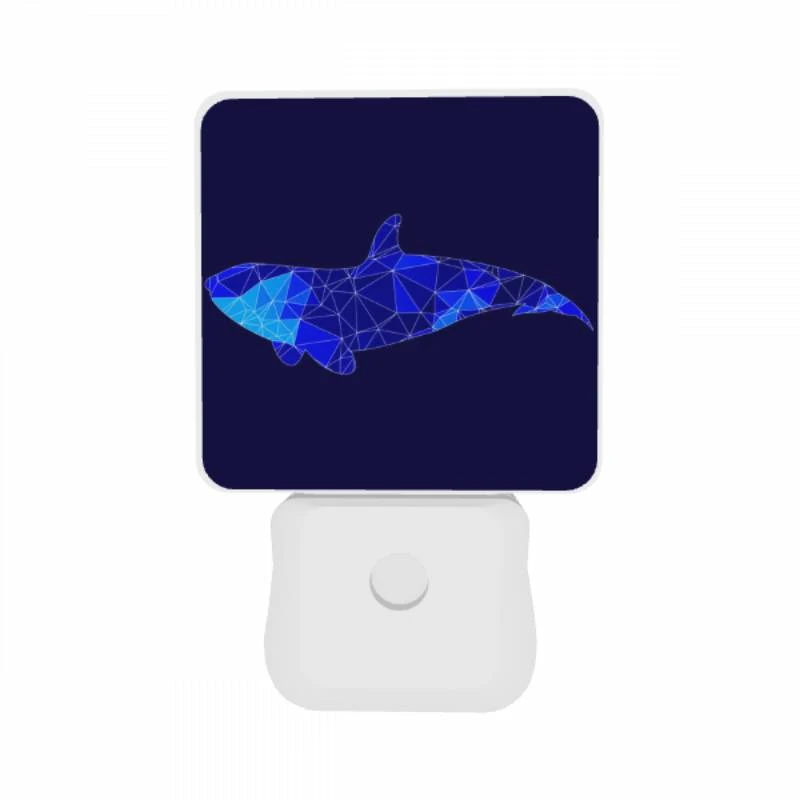 Night Light Set of 2, A blue and white whale is shown in a blue background. Night Light Set Of 2, A Blue And White Whale Is Shown In A Blue Background. -Pattern Night Light a0aac3afa03c390101b2a4f0a5549c5af94d5e1f