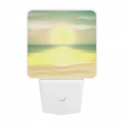 Night Light, A Beautiful Sunrise Over The Ocean. 9 Night Light, A Beautiful Sunrise Over The Ocean. -Pattern Night Light a13ca293ae8d78df8e5f635890254e7a974605d1