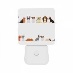 Night Light Set Of 2, A Series Of Dogs In Different Poses. 10 Night Light Set Of 2, A Series Of Dogs In Different Poses. -Pattern Night Light a1c21b7017aebadf61a4489daadb19441418ce11