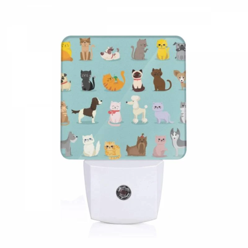 Night Light, A collection of different colored cats. Night Light, A Collection Of Different Colored Cats. -Pattern Night Light a218ea38c145dfbc9265a769ab7e76c0f6dcb6c3