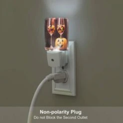 Night Light, A Pumpkin Is Sitting Next To Two Wine Glasses Filled With Candy. 5 Night Light, A Pumpkin Is Sitting Next To Two Wine Glasses Filled With Candy. -Pattern Night Light a381b5f8f4de762b9030d24c7c8538d94c9adc6a