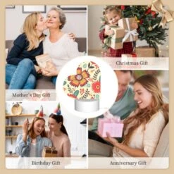 Love Acrylic Night Light, A Colorful Flower With A Dial In The Center. 9 Love Acrylic Night Light, A Colorful Flower With A Dial In The Center. -Pattern Night Light a496e5b4302827a3ad38c17ee4693442930d502d