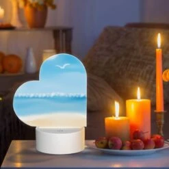 Love Acrylic Night Light, A Beautiful Beach Scene With A Blue Sky -Pattern Night Light a4b10242dbc2882104b8be959f2b7b52e743fab4