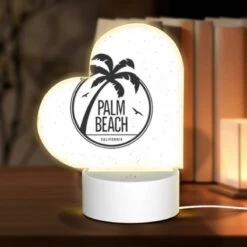 Love Acrylic Night Light, A Logo For Palm Beach