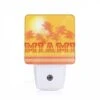 Night Light, A Sunny Day In Miami With A Yellow Sky. 2 Night Light, A Sunny Day In Miami With A Yellow Sky. -Pattern Night Light a9052c1ec8517a64becd5742d8675949a3863278