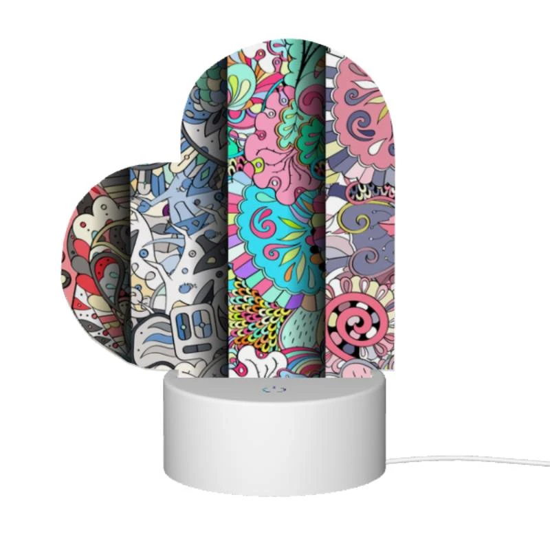 Love Acrylic Night Light, Four colorful and artistic designs are displayed side by side. Love Acrylic Night Light, Four Colorful And Artistic Designs Are Displayed Side By Side. -Pattern Night Light aa2f29c84d250438bd3255263f0a1e25a51488a8