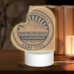 Love Acrylic Night Light, A Sticker For Huntington Beach