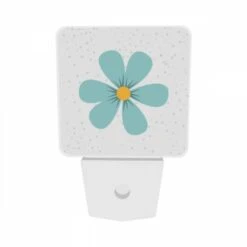 Night Light Set Of 2, A Blue Flower With A Yellow Center. 8 Night Light Set Of 2, A Blue Flower With A Yellow Center. -Pattern Night Light aa9d7fc374e53fceb0c376d75f0c913a32a61a1a
