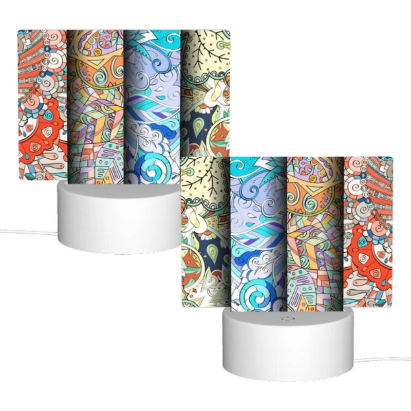 Rectangular Acrylic Night Light, Four different colored designs of a tree. Rectangular Acrylic Night Light, Four Different Colored Designs Of A Tree. -Pattern Night Light ad2c9d219fdd5a6d99b2a88888768dd0336d59dd