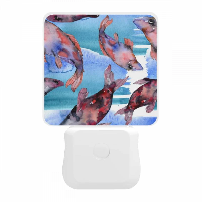 Night Light, A group of fish swimming in the water. Night Light, A Group Of Fish Swimming In The Water. -Pattern Night Light ad30bbd770756839b1397d1ff62c834e56a46042