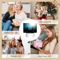 Rectangular Acrylic Night Light, A Halloween Scene With A Moon 9 Rectangular Acrylic Night Light, A Halloween Scene With A Moon -Pattern Night Light ad6ba3fc6c33b6b8848da532baac842a804c2d77