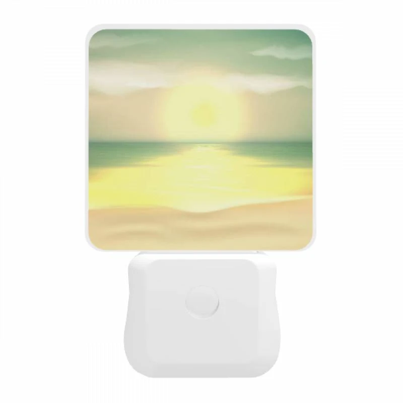 Night Light, A beautiful sunrise over the ocean. Night Light, A Beautiful Sunrise Over The Ocean. -Pattern Night Light ada602b246e79bce81594666fc61f1fbc8c867a8
